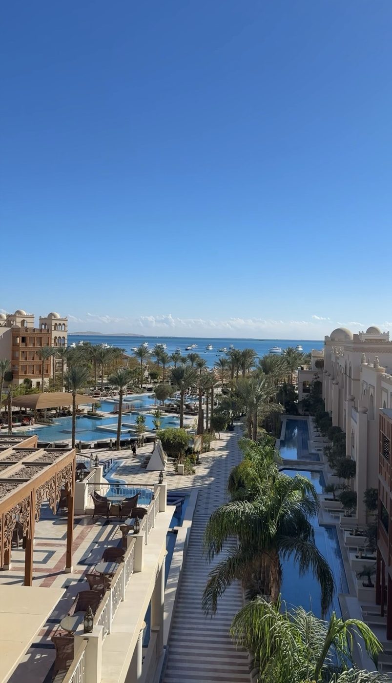 The view from a stay-destination property.